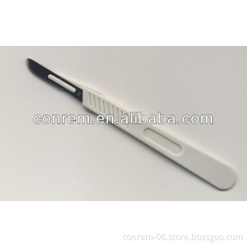 Disposable Surgical Blade With Plastic Handle